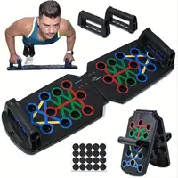 Portable Multifunctional Push-up Board Set With Handles Foldable Fitness Equipment For Chest Abdomen Arms And Back Training 1