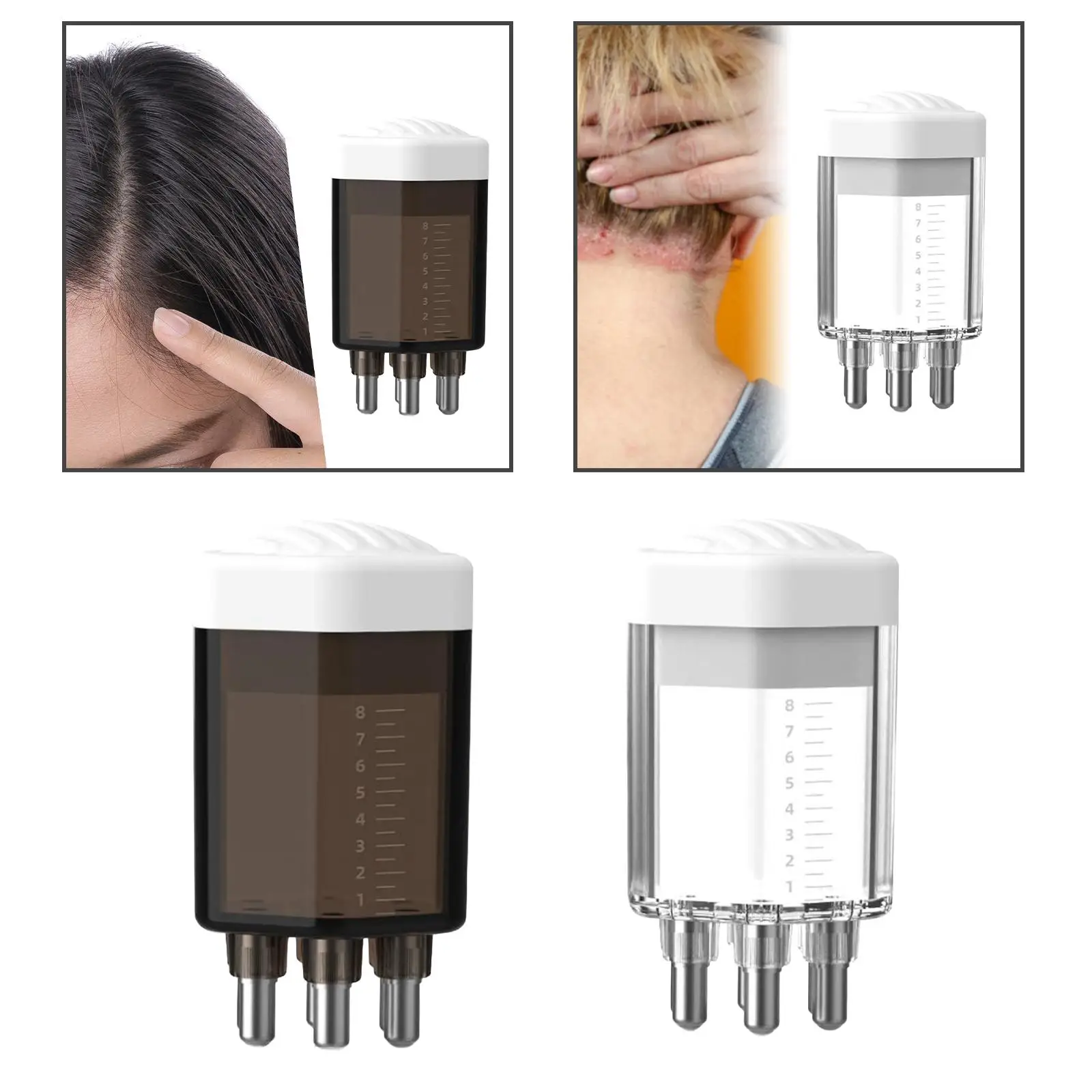 Scalp Applicator Massager Portable Hair Oil Applicator for Home Travel Women