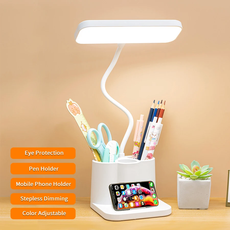 2-in-1 Desk Lamps For Nail Tech, 24W Large LED Desk Lamp With Remote