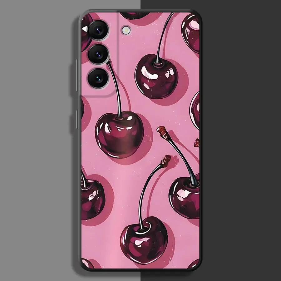 Cherry Pattern Phone Case – Stylish Protective Cover with Cherry Design