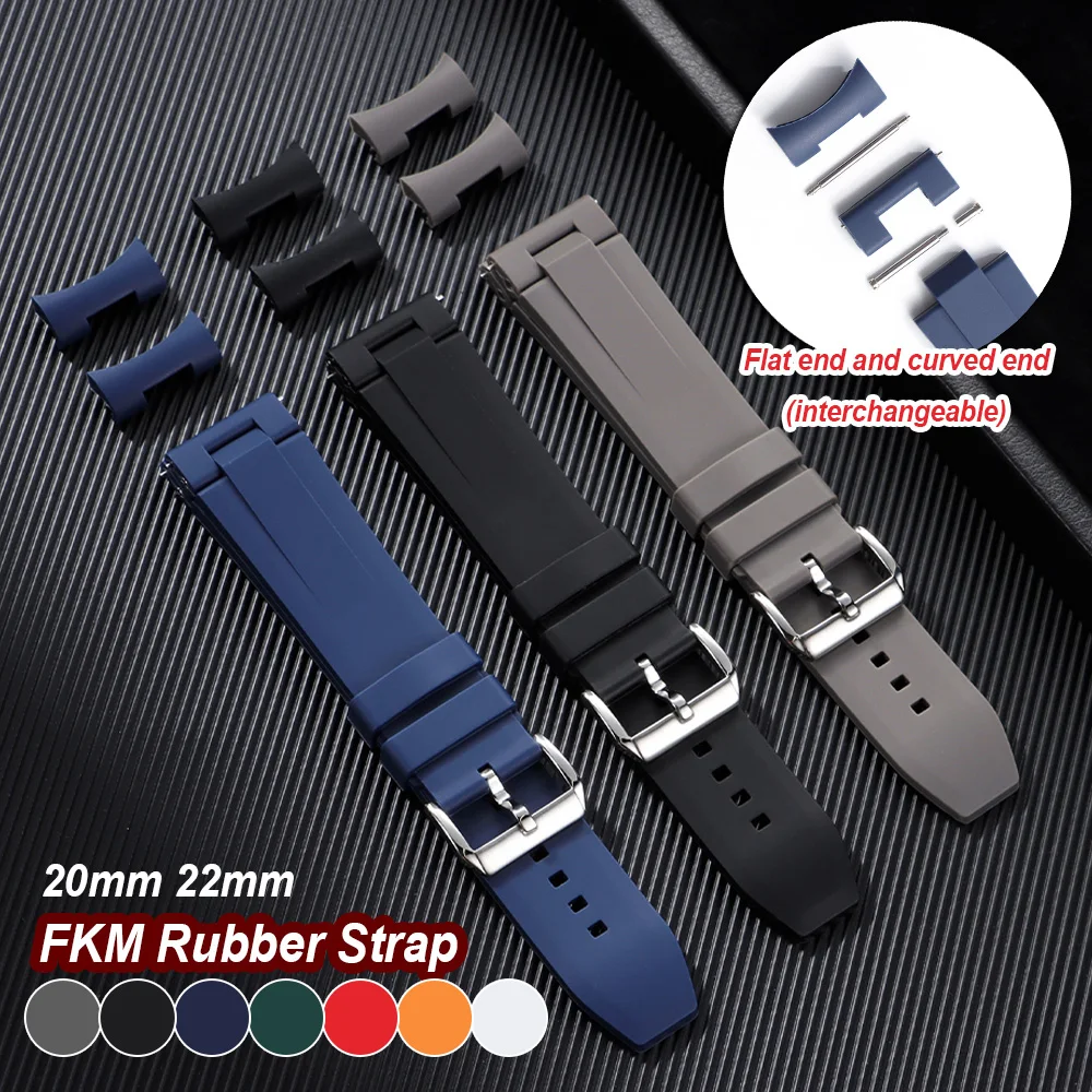 Premium Silicone Rubber Watch Band - Waterproof Quick Release Strap