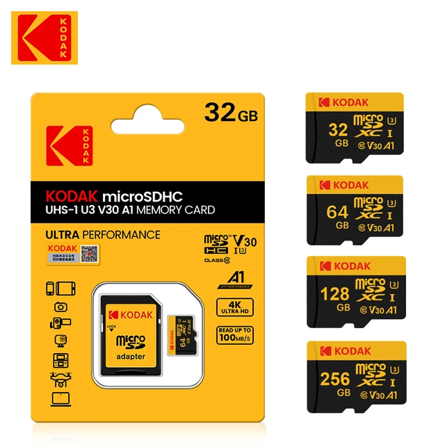 Carte micro SDXC 128Go Kodak CLASS 10