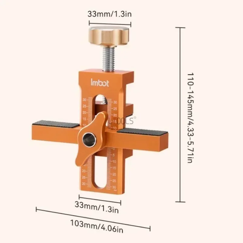 2-in-1 Woodworking Cabinet Door Installation & Positioning Jig