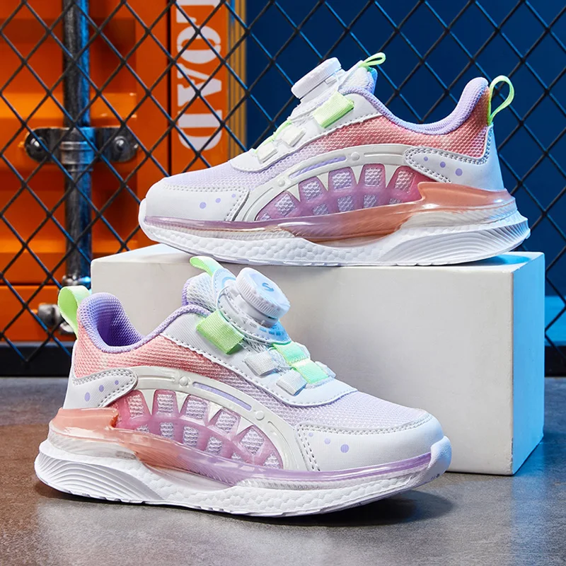 

Girls Sneakers Lightweight Anti-Slip Breathable Mesh Comfort Unisex-Child Sports Running Walking Athletic Shoes for Kids