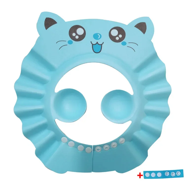 Hair Wash Hat Hair Wash Shield Shampoo Shower Cap Shampoo Cap Durable Baby Bath Visor Hat Adjustable Baby Shower Protect Eye Water-proof Splashguard Hair Wash Shield for Infant