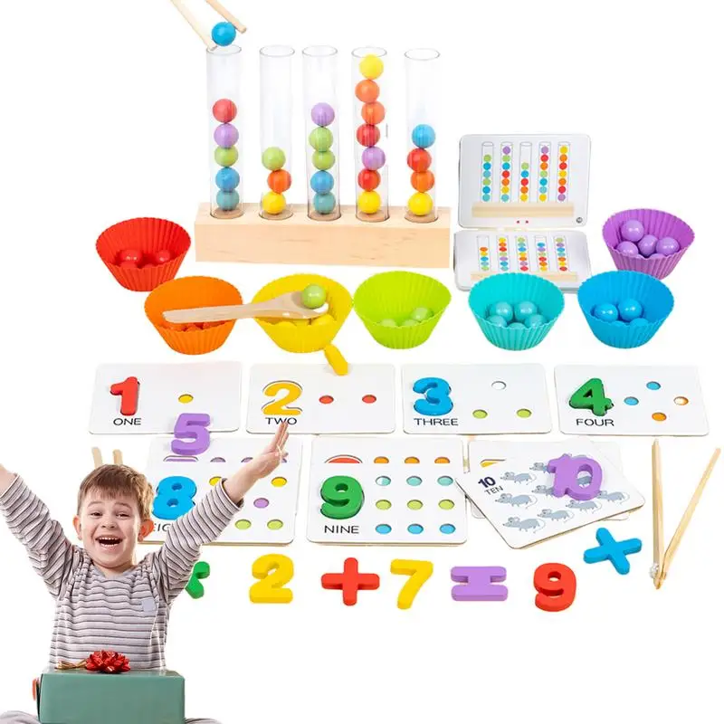 color-sorting-toys-stacking-matching-rainbow-beads-set-color-matching-ball-game-counting-wooden-toys-montessori-toys-for-fine
