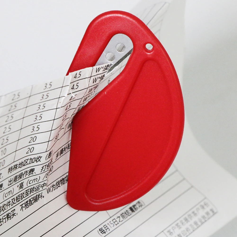 Letter Envelope Cutter Letter Opener Plastic Envelops Slitter With Safety Concealed Razor-Blade/Guiding Tip Mail For Home