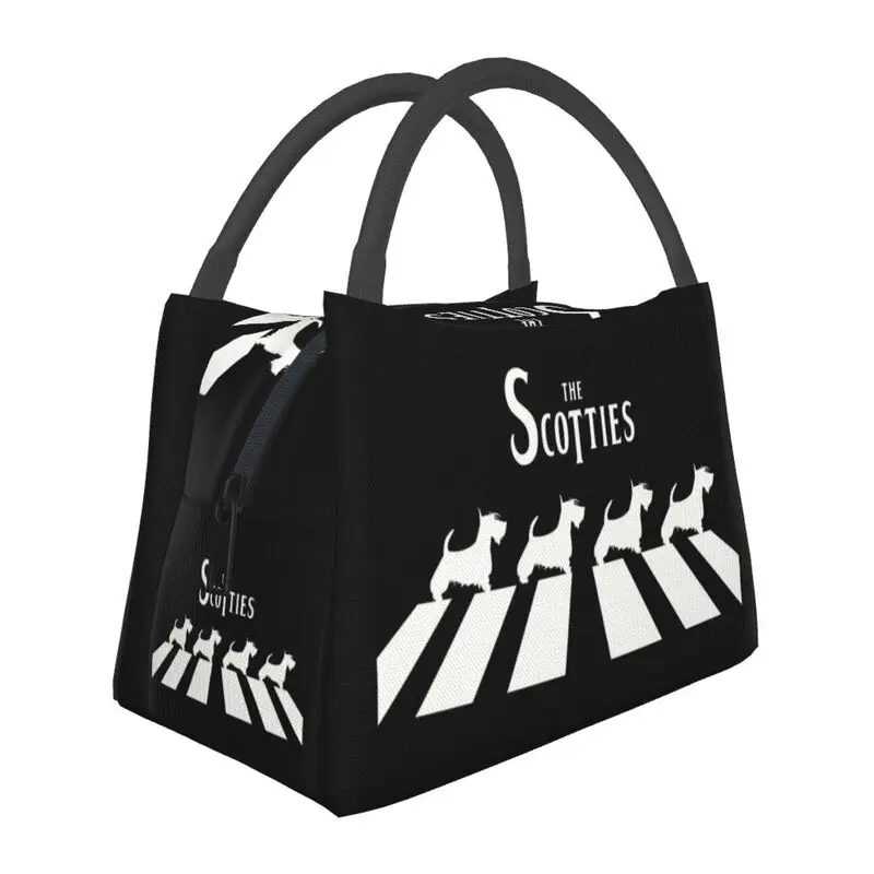 

Custom The Scotties Lunch Bags Men Women Cooler Warm Insulated Lunch Box for Work Pinic or Travel