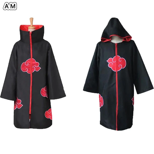 Naruto Shippuden Akatsuki Hokage Robe Cloak Coat Anime Cosplay Costume  Halloween