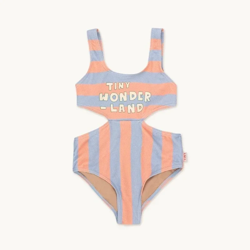 2025 New Girls' Swimsuit Cartoon Cute Little Girl Bikini Baby Boy Swimwear Swimming Vacation Children's Beach Pants Clothing 6