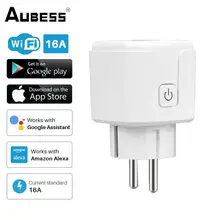 

16A WiFi Smart Plug Socket EU Multi Plug Tuya APP Control Works With Alexa Google Assistant Smart Timing Function Yandex Alice