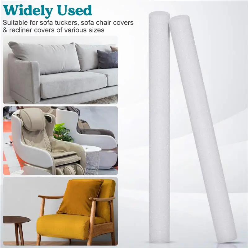 14pcs Sofa Gaps Filler Flexible Foams Rods Gap Filler Foam Slipcover Sectional White Sectional Bathtub Accessories Foam Tucker 4