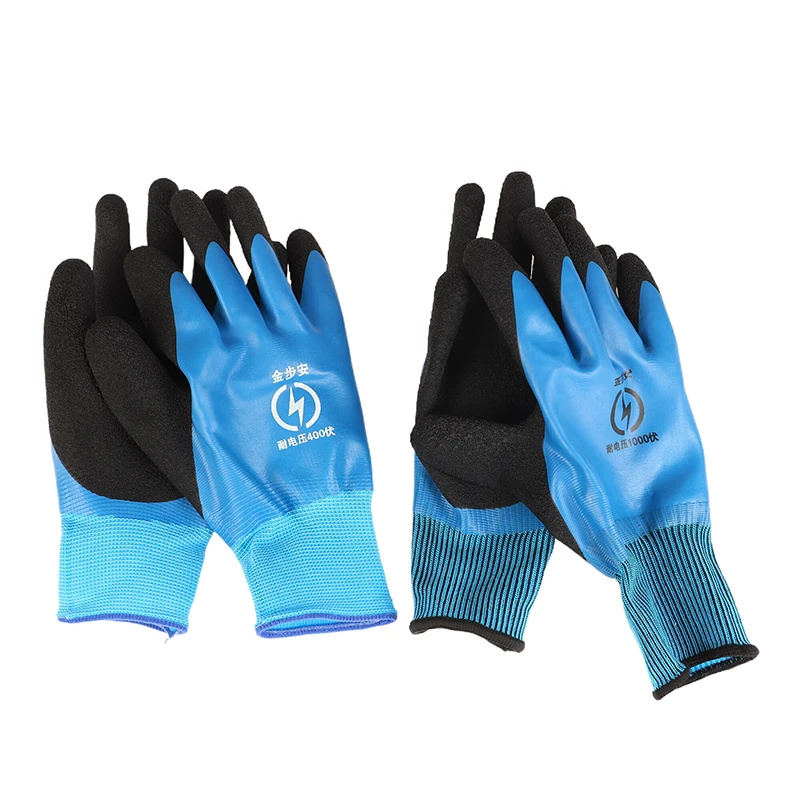 1 Pair 400V/1000V Rubber Touch Screen Insulation Glove Industrial Ultrathin Electrician Insulating Gloves Withstanding Voltage insulating gloves