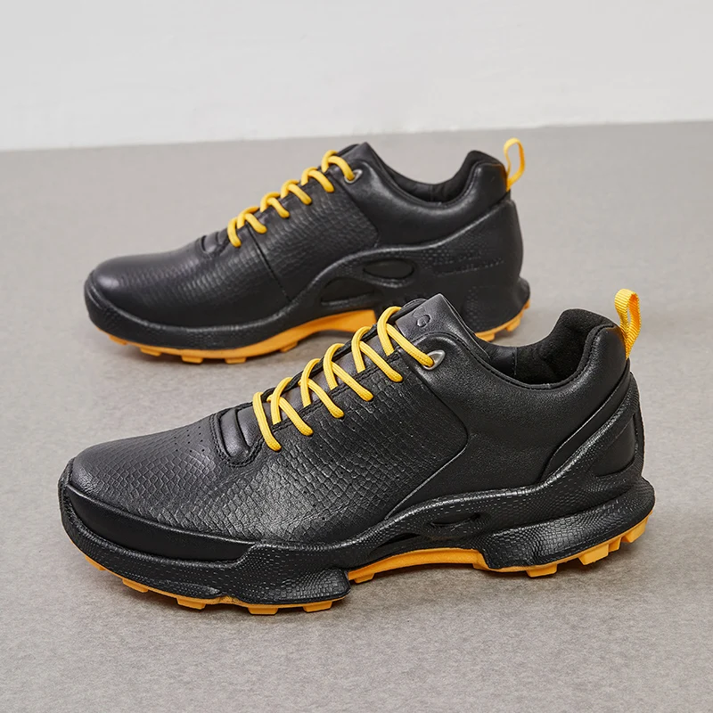 Casual Sneakers Genuine Leather Men Shoes Comfy Walking Hiking Jogging Sport Shoes for Men