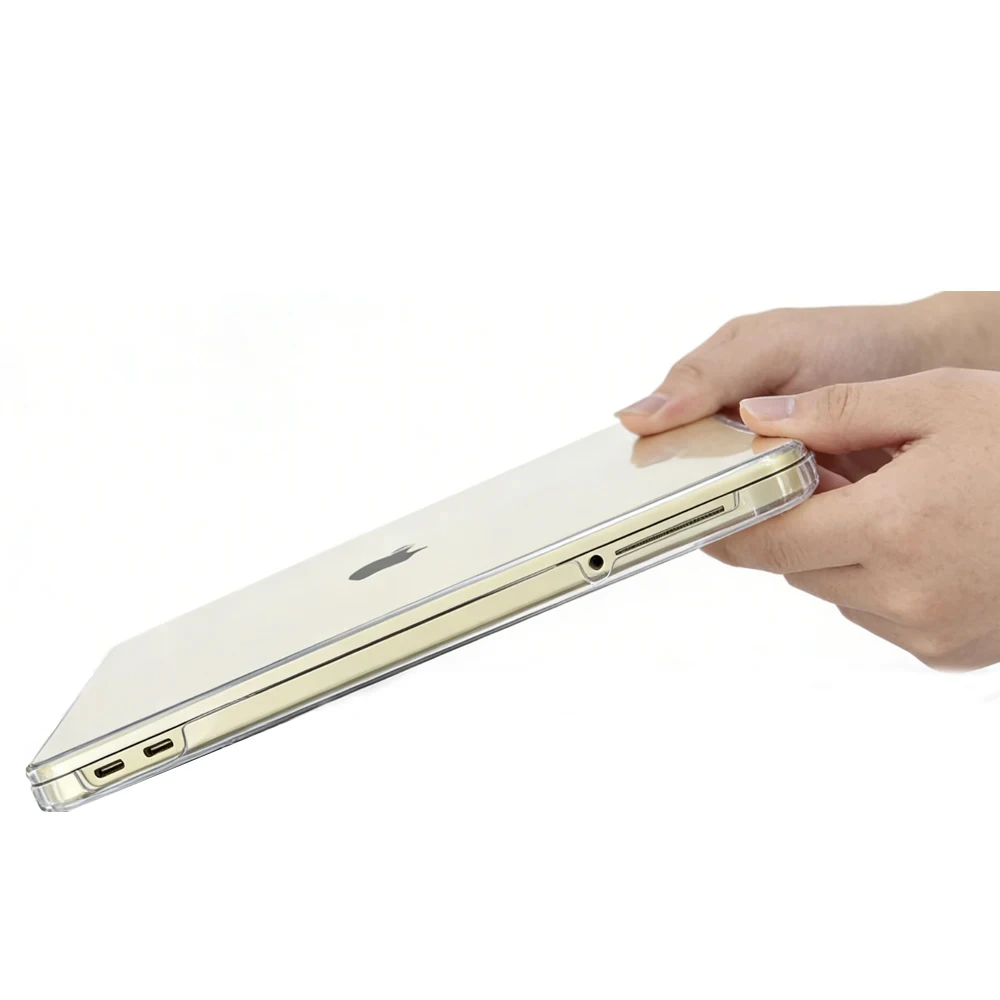 Étui rigide transparent et cristallin adapté au MacBook Neo A18, 2026, housse de protection anti-rayures pour ordinateur portable A3404