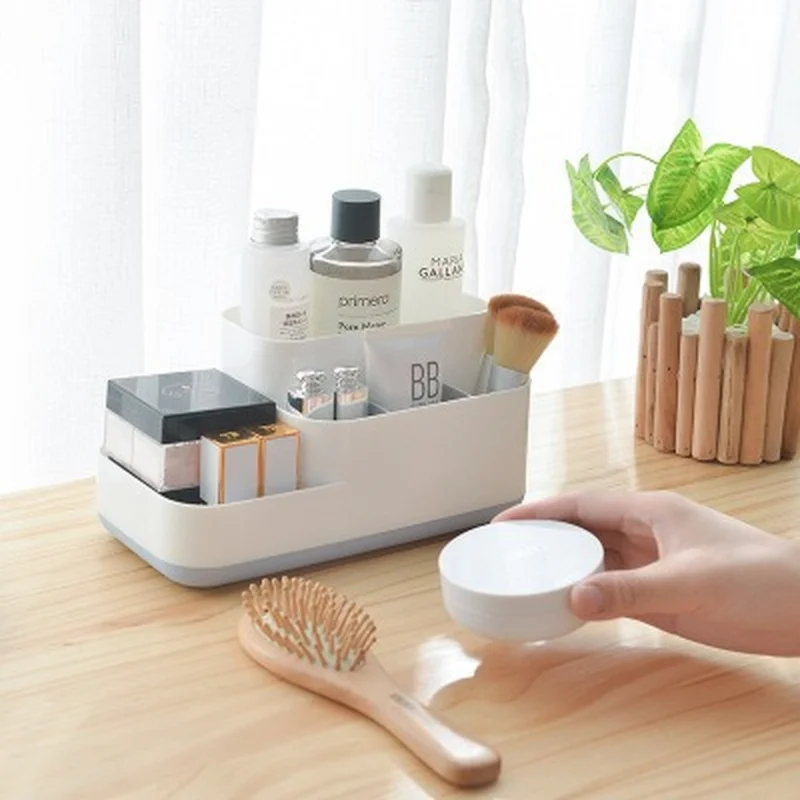 Makeup Organizer Makeup Storage Box Cosmetic Storage Box Storage Box Creative Makeup Organizer Box with Drawer for Dressing Table Storage Drawer Dressing Table Container Sundries Case Makeup Box