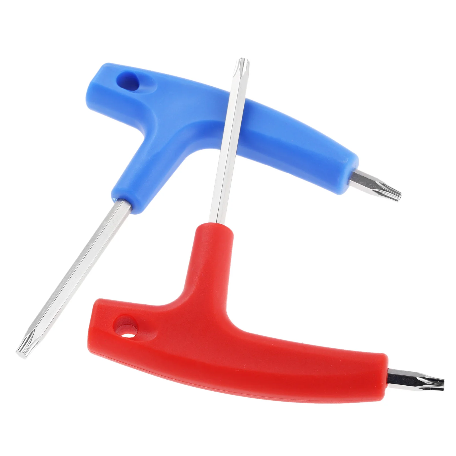 

1Pc T20 T25 Blue/red Dual-use Golf Wrench Spanner Tools Hex Wrench Box End Wrench for Golf Shaft Adapter Sleeve Screws T-type