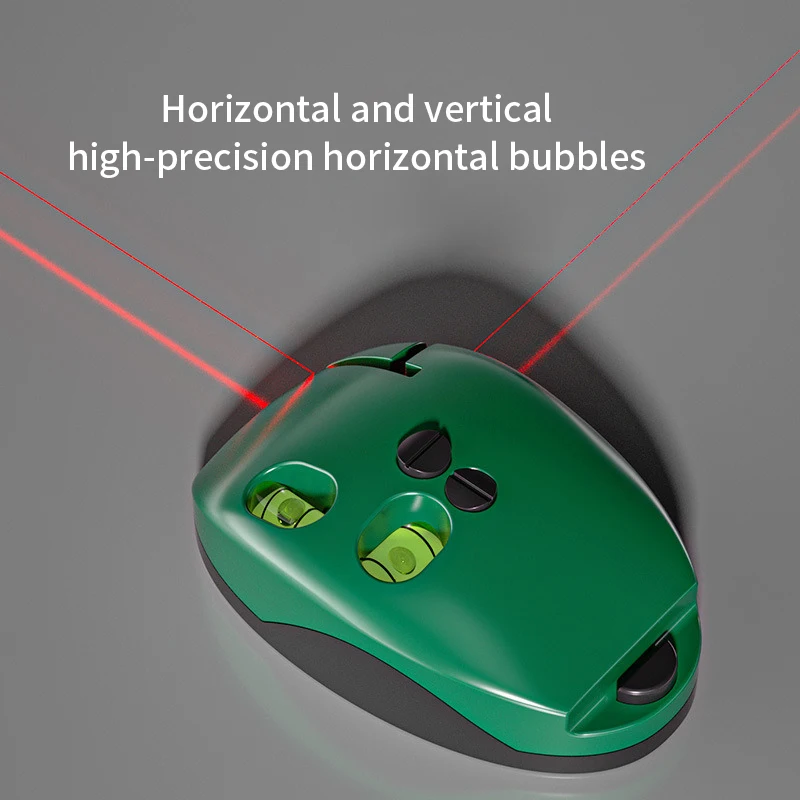 Laser Level Vertical Horizontal Line Infrared Right Angle Bubble Leveling 20M Long Distance 2 Lines