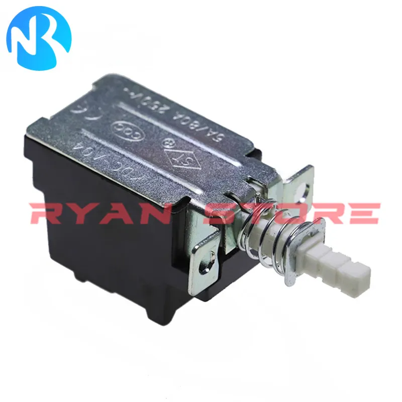 1Pcs 100% 새로운 KDC-A04 5A 80A 250V AC DPST 4Pin 푸시 버튼 전원 스위치