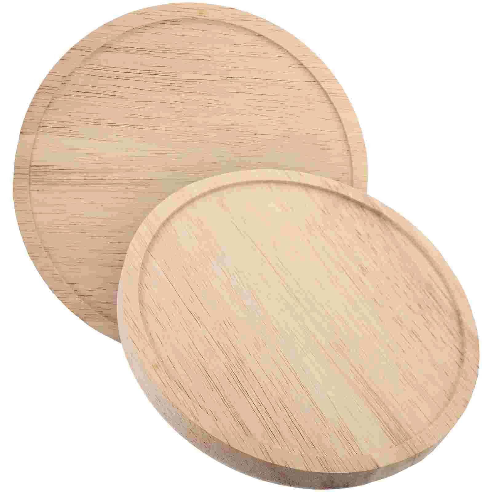 

Round Floating Shelves Solid Oak Deep Wall Diameter Circle Small Plant Bedroom Living Room Kitchen Decor