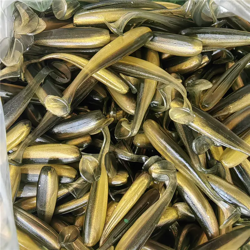 50PCS Micro Soft Fishing Lures 0.35g/35mm T-tail Worm Lure Small Artificial Bait Jig Wobblers Bass Pike Fishing Tackle - Image 4