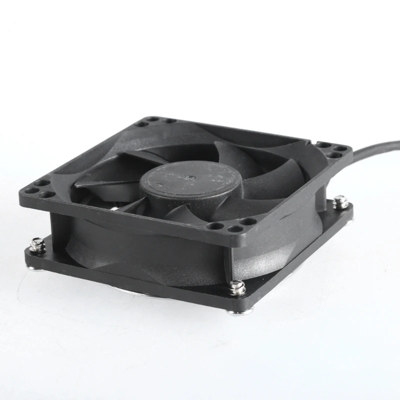 Adjustable Thermostat USB Cooling Fan for AV Cabinets 80mm Enhances Air Circulation In Enclosed Spaces