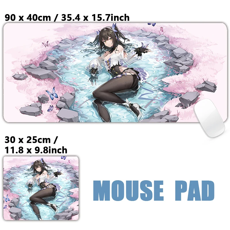 Snowbreak lyfe-無限の視界滑り止めマウスパッド、Fenny Katya