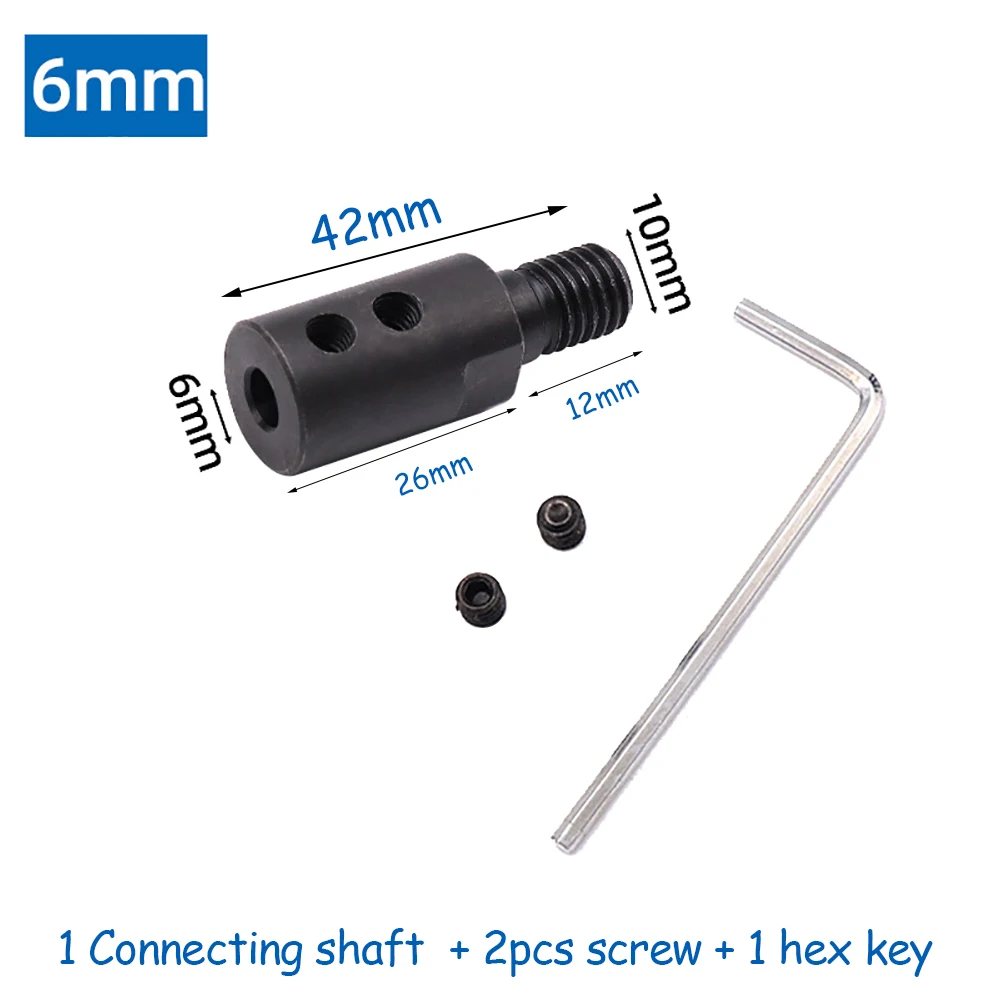 Biella M10 Per Albero Motore 14mm - Accoppiatore Per Smerigliatrice Angolare, Seghe E Lame, Acciaio