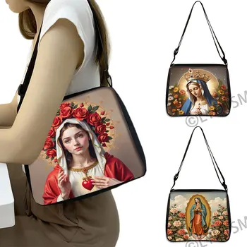Virgin Mary Print Shoulder Bag 1