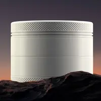 Premium Aluminum Nonstick White Grinder 4 Layers Spice Crusher 1