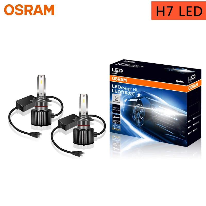 OSRAM H4 H7 H11 Led Headlight Bulbs H8 9005/HB3 9006/HB4 9012 HIR2 Fog  Lights 6000K 12V Car Lamps With OSRAM Original CSP Chips - AliExpress