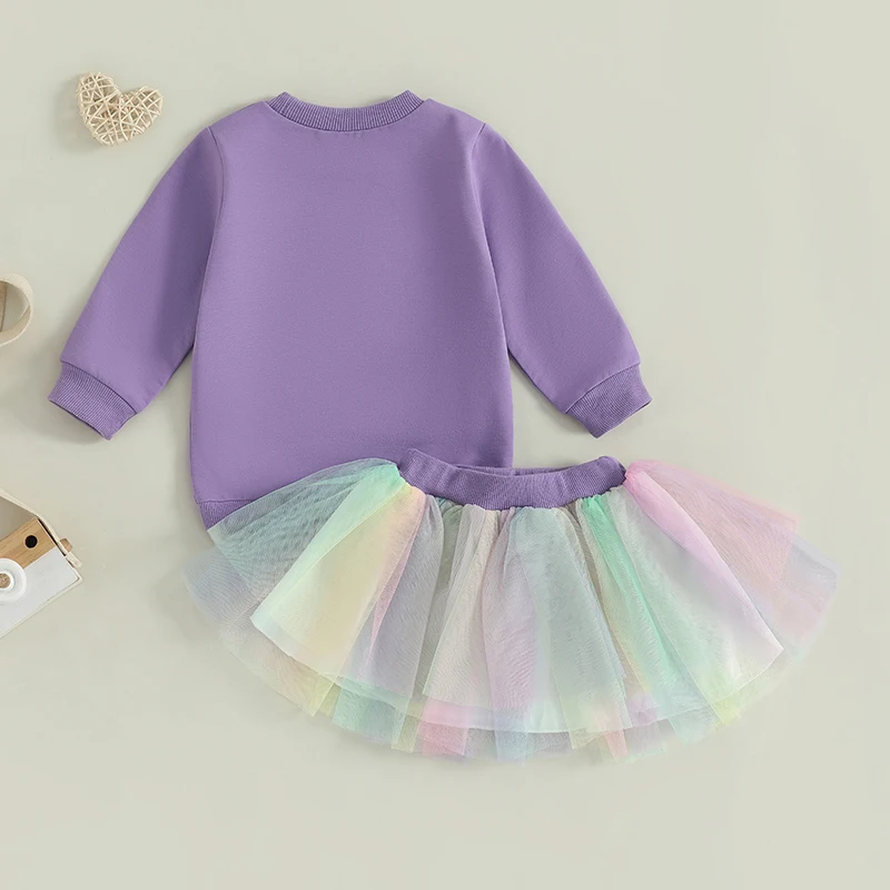 Easter Sweatshirt & Tulle Skirt Set 4