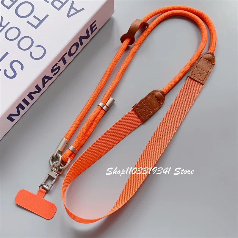 Versatile Fashionable Anti-Loss Adjustable Phone Lanyard with Dual Hooks