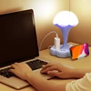 Multifunctional USB Socket Table Lamp Led USB Rechargeable Desk Lamp Eye Protection Learning Children Bedroom Bedside Lamp 1