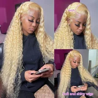 613 Hd Lace Frontal Wig 13X6 Blonde Lace Front Wig Human Hair 13X4 Curly Lace Front Human Hair Wig Hd Lace Wig 13X6 Human Hair 4
