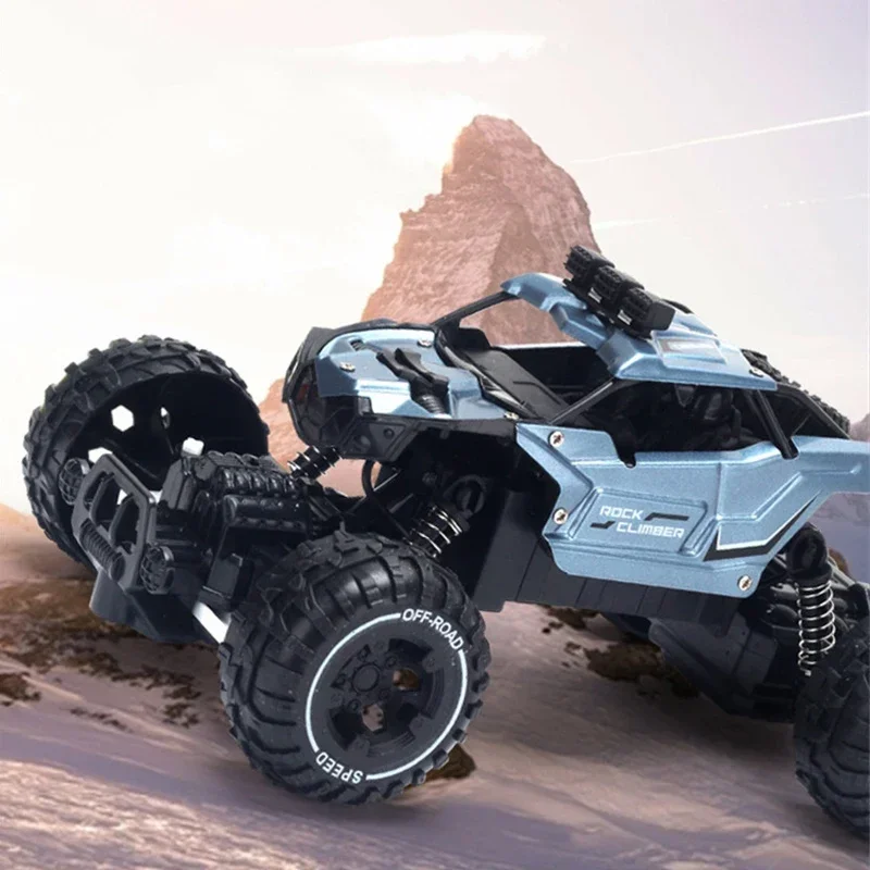 2.4G Alloy Electric Remote Control Car High Speed Off Road Racing Vehicle Truck Mini RC Car Toys For Boy Childrens Birthday Gift RC Car