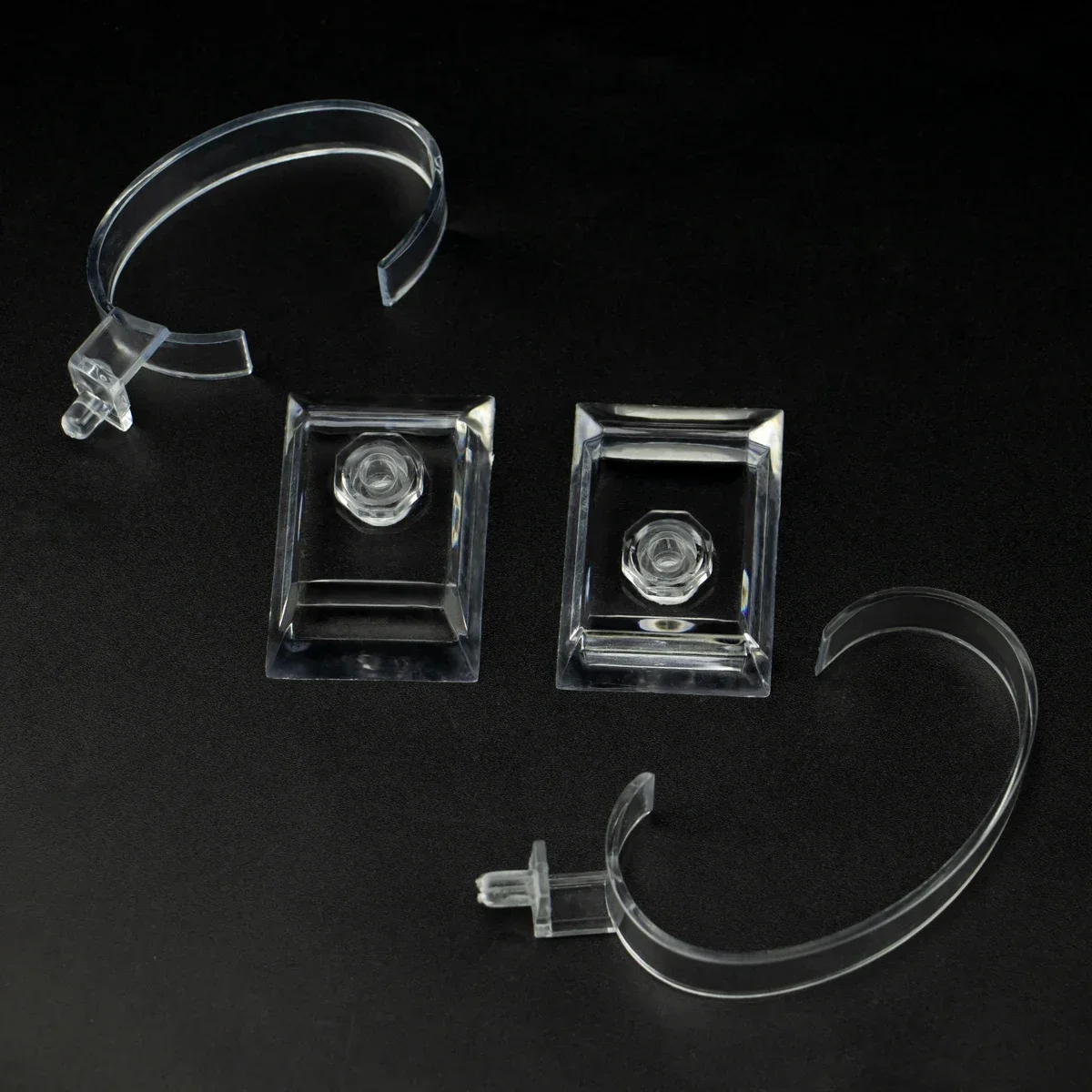 1Pcs Plastic Wrist Watch Display Rack Holder Sale Show Case Stand Tool Clear Jewelry Packaging Total Height Watch Display Stand