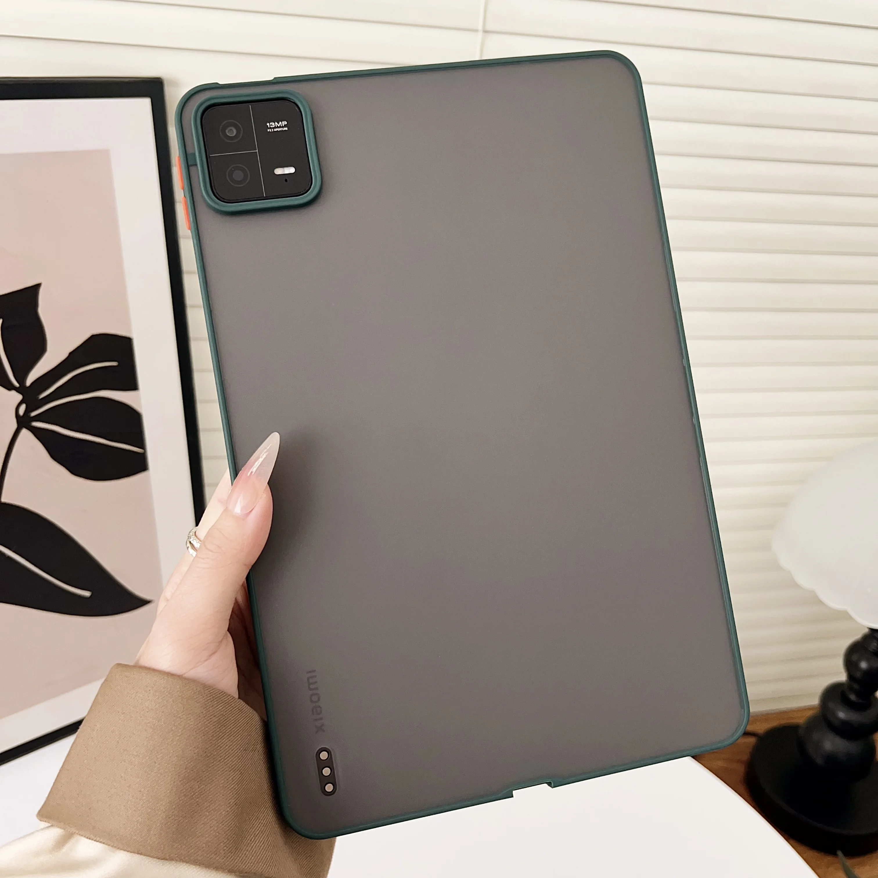 Versatile Frosted Hard Tablet Case with PC+TPU Cover