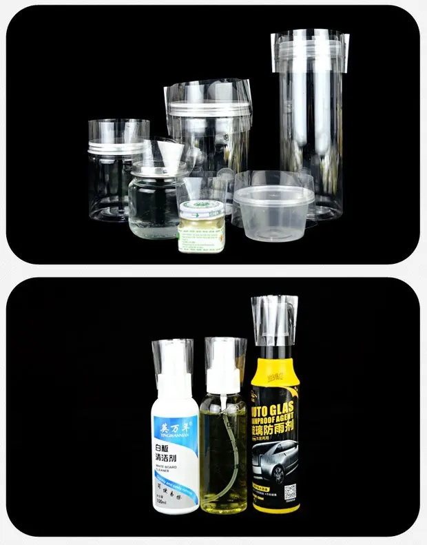 400pcs Bottle Cap Sealing Heat Shrink Film Wine Glass Bottle Mouth Leak Proof Sealing Sleeve PVC Disposable Sealing Thin Film 5