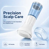 Applicateur de sérum capillaire S2 réglable à micro-aiguilles (140 aiguilles, 0,2 mm) avec conteneur de 10 ml pour soins à domicile 1