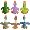 Funny Duck Cute Dog Plush Toys Pet Squeak Toy for Puppy  Sound Wild Goose Chew Toy for Small Middle Large Dogs Teeth Cleaning 6