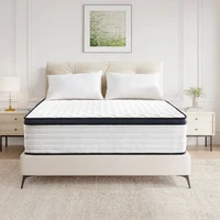 Queen Size Mattress Gel Memory Foam Hybrid Mattress , Pressure Relief, Medium Firm Comfort, Motion Isolation, Mattress in a box 1