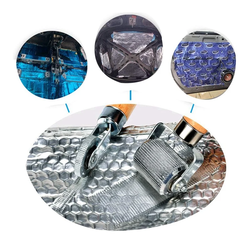 Y67A-Sound Roller, Sound Deadener Roller Tool Car Sound Deadening Roller Deadener Set,Seam 5 Pcs