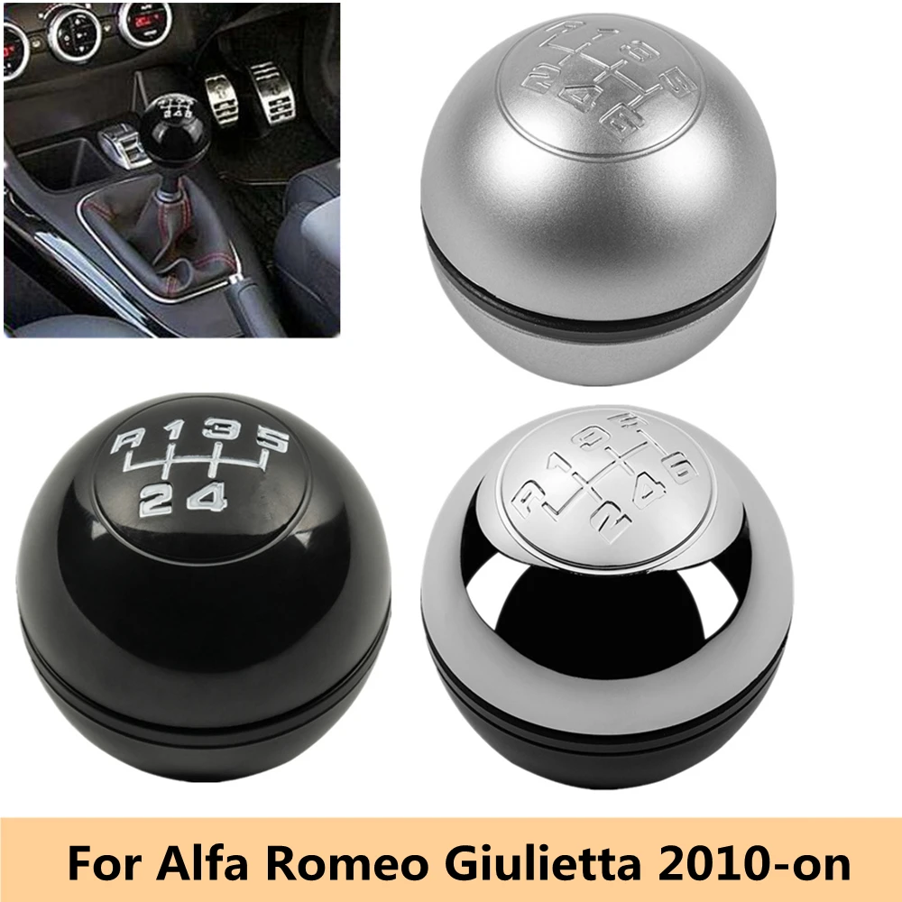 Couvercle de capuchon de pommeau de levier de vitesse pour Romeo Giulietta  2010-on 55346345, 6