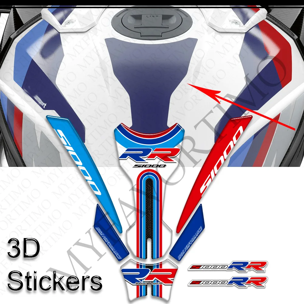 S1000RR 2021-2023 Motorcycle Fuel Tank Sticker For BMW S 1000 RR S1000M M1000RR 3D Paint protection scratch resistant sticker