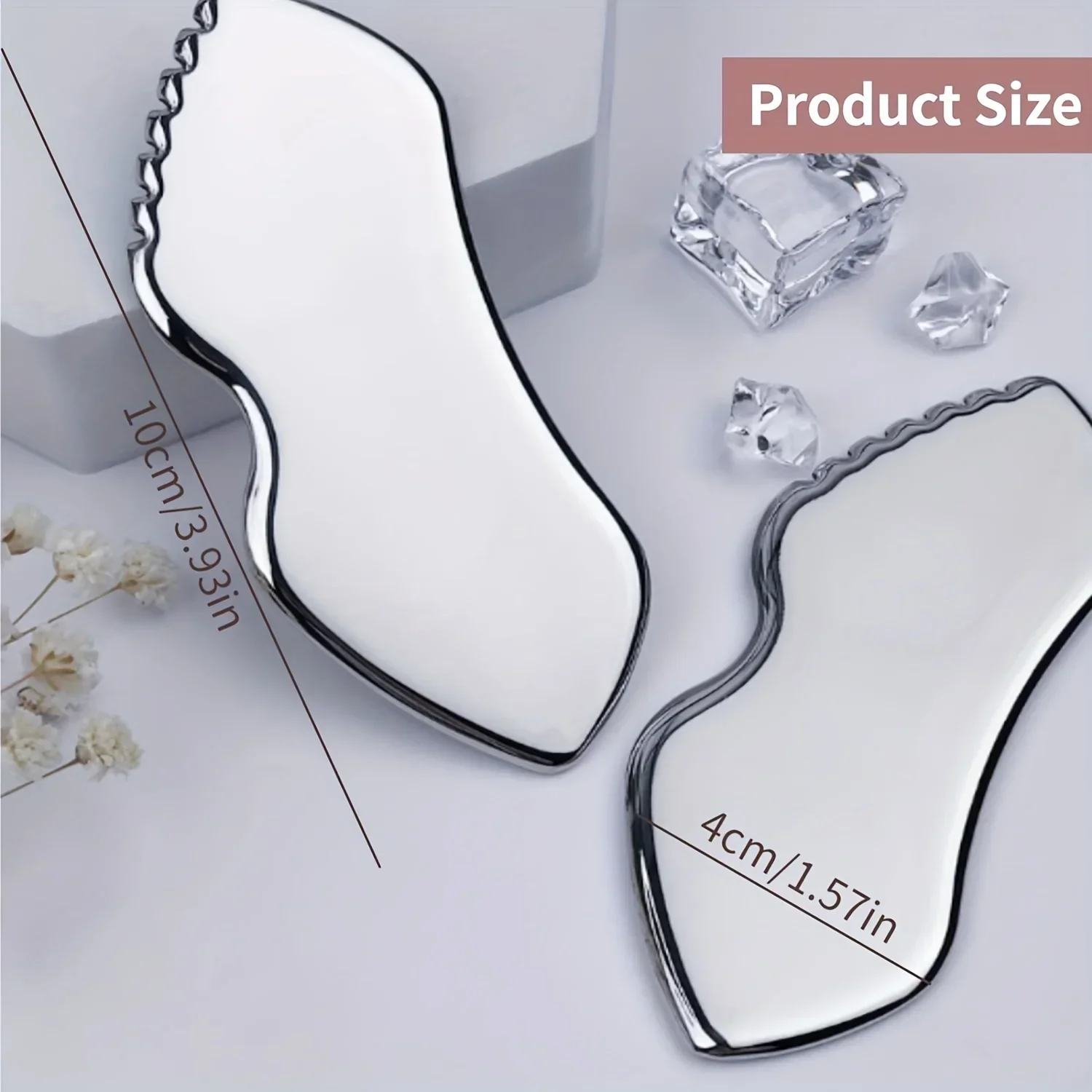 Stainless Steel Gua Sha Facial Tools Gua Sha Stone Face Comb Body Lymphatic Drainage Massager Face Guasha Face Sculpting Tools