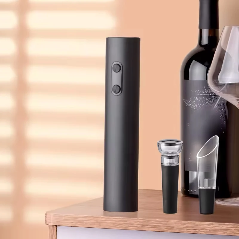 Sleek Automatic Electric Corkscrew Wine Opener