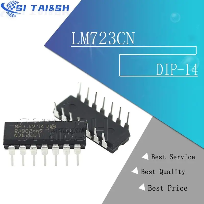 Lot De 10 Circuits Intégrés UC723L / LM723CN DIP-14 - Composants électroniques De Rechange