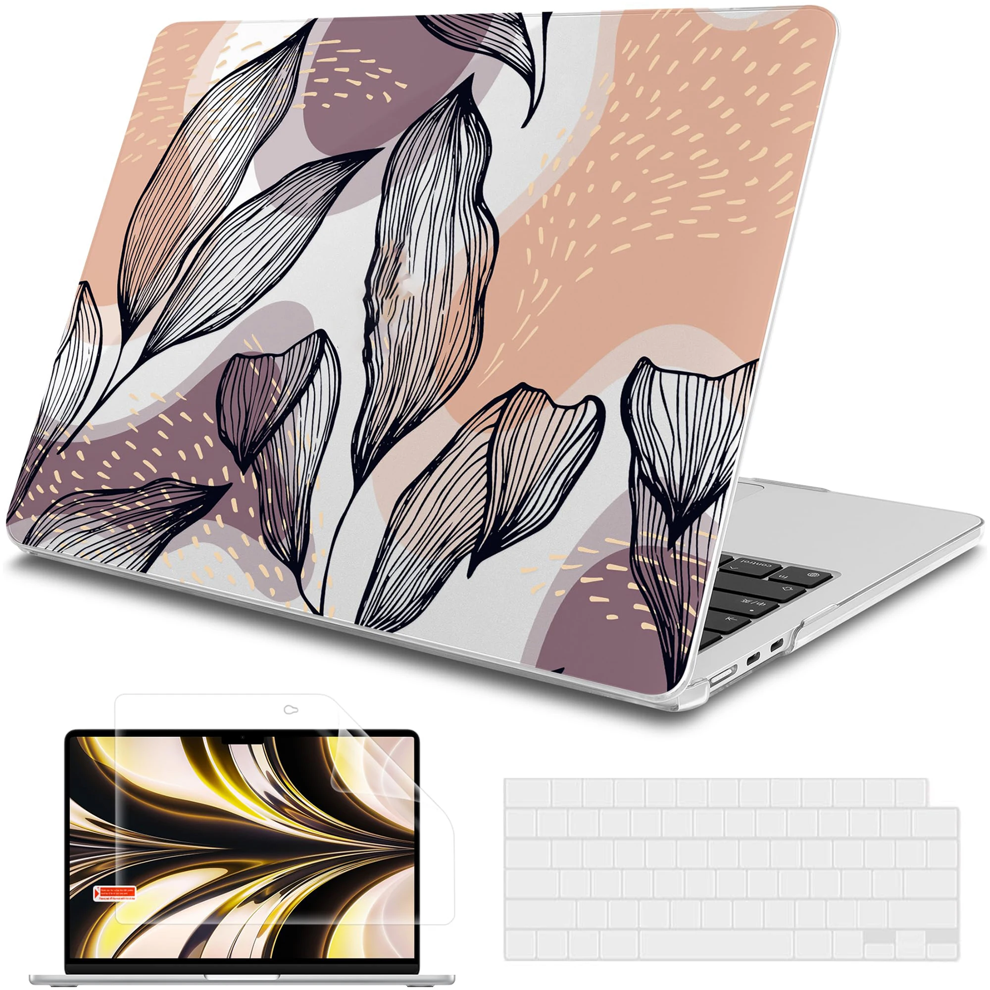 Laptop A2337 Per Macbook Air 13 Custodia M1 M2 M3 13.6 15.3 Pollici A2681 A3113 A2941 Cover 2021 2022 Shell Pro 14 16 A2992 A29912024