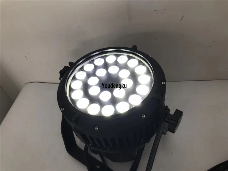 8 pieces night club outdoor lights waterproof par led dmx 24x18w rgbwa uv outdoo
